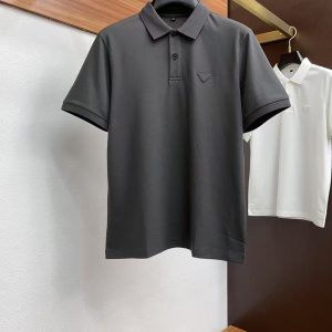 「#3804」Prada 2025 new lapel polo short sleeve