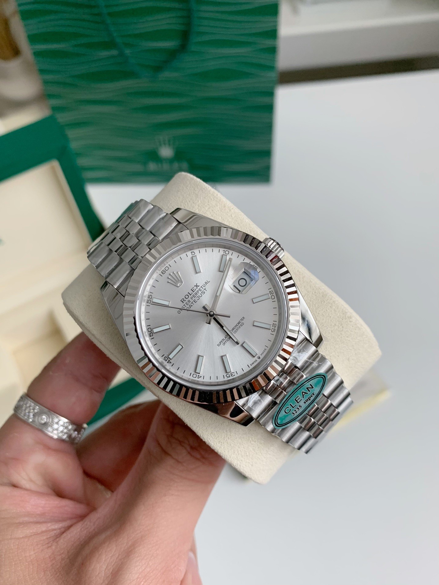 「#1284」Rolex RE Log Men's Watch 41mm