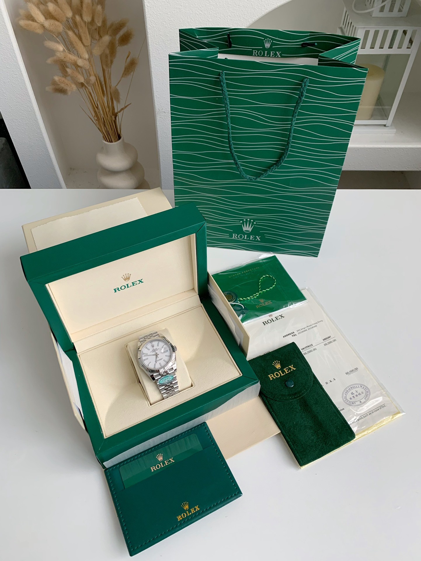 「#1285」Rolex RE Log Men's Watch 41mm