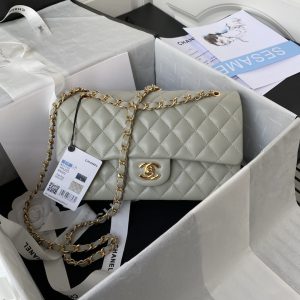 「#662」 Chane1 Classic Flap Bag Size: 15.5x25.5x6.5cm