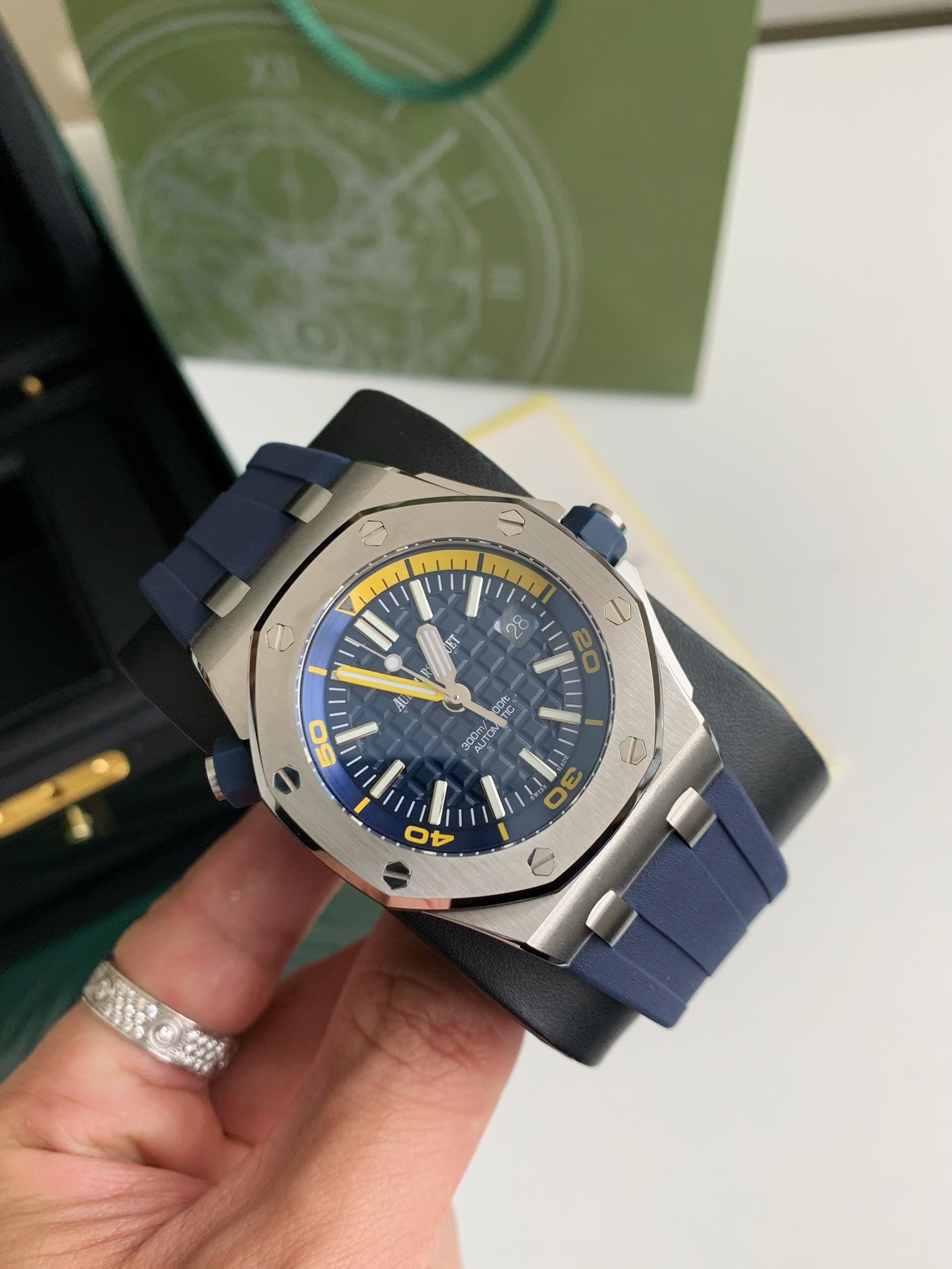「#1487」Audemars Piguet Royal Oak Offshore series mechanical men’s Watch V 8 version, Color series