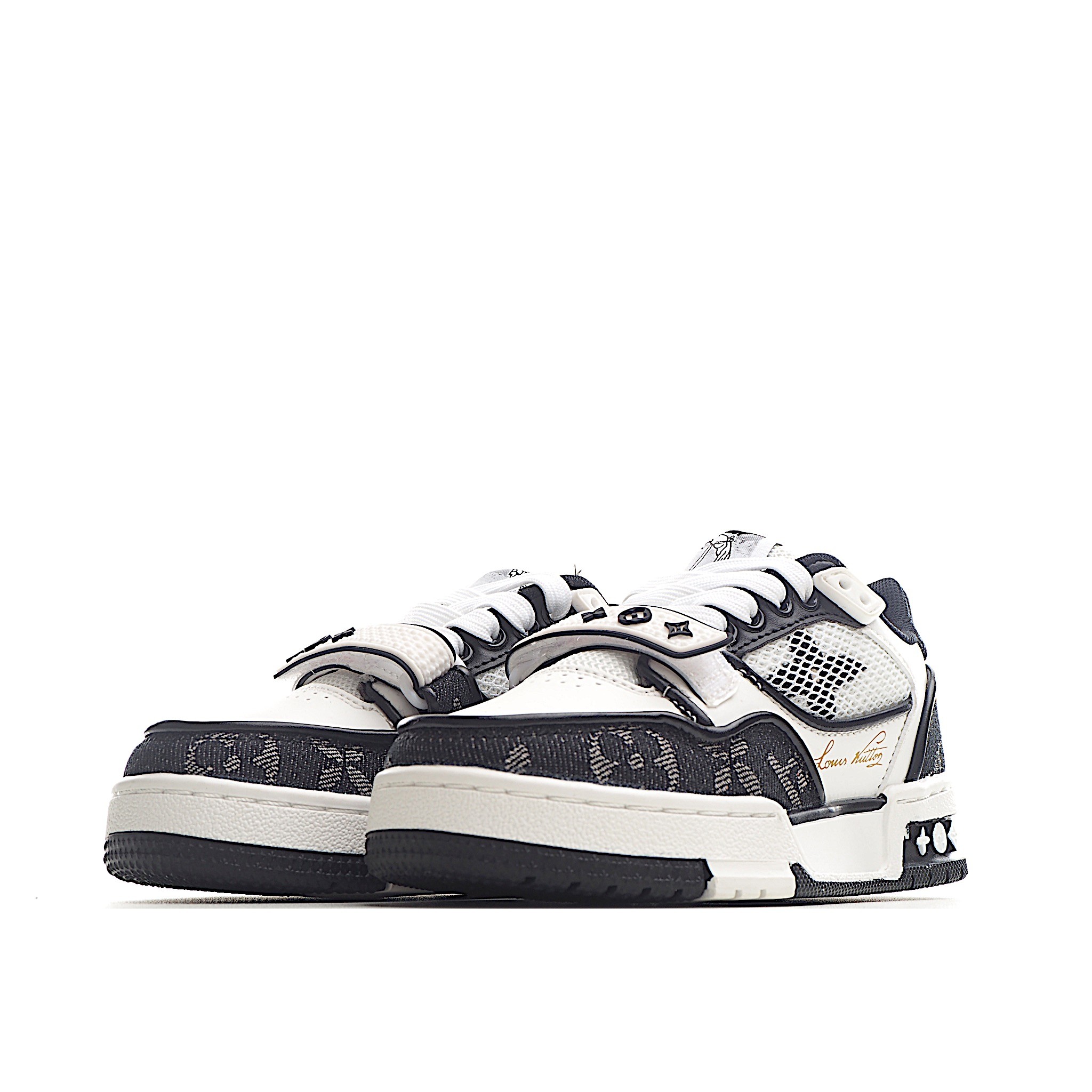 「#3118」LV children's fashion lace-up velcro plimsolls