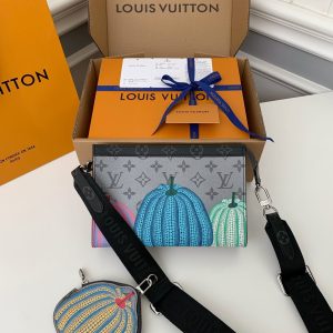 「#498」Lovis Vuitton × Yayoi Kusama GASTON 22*14.5*4.5cm