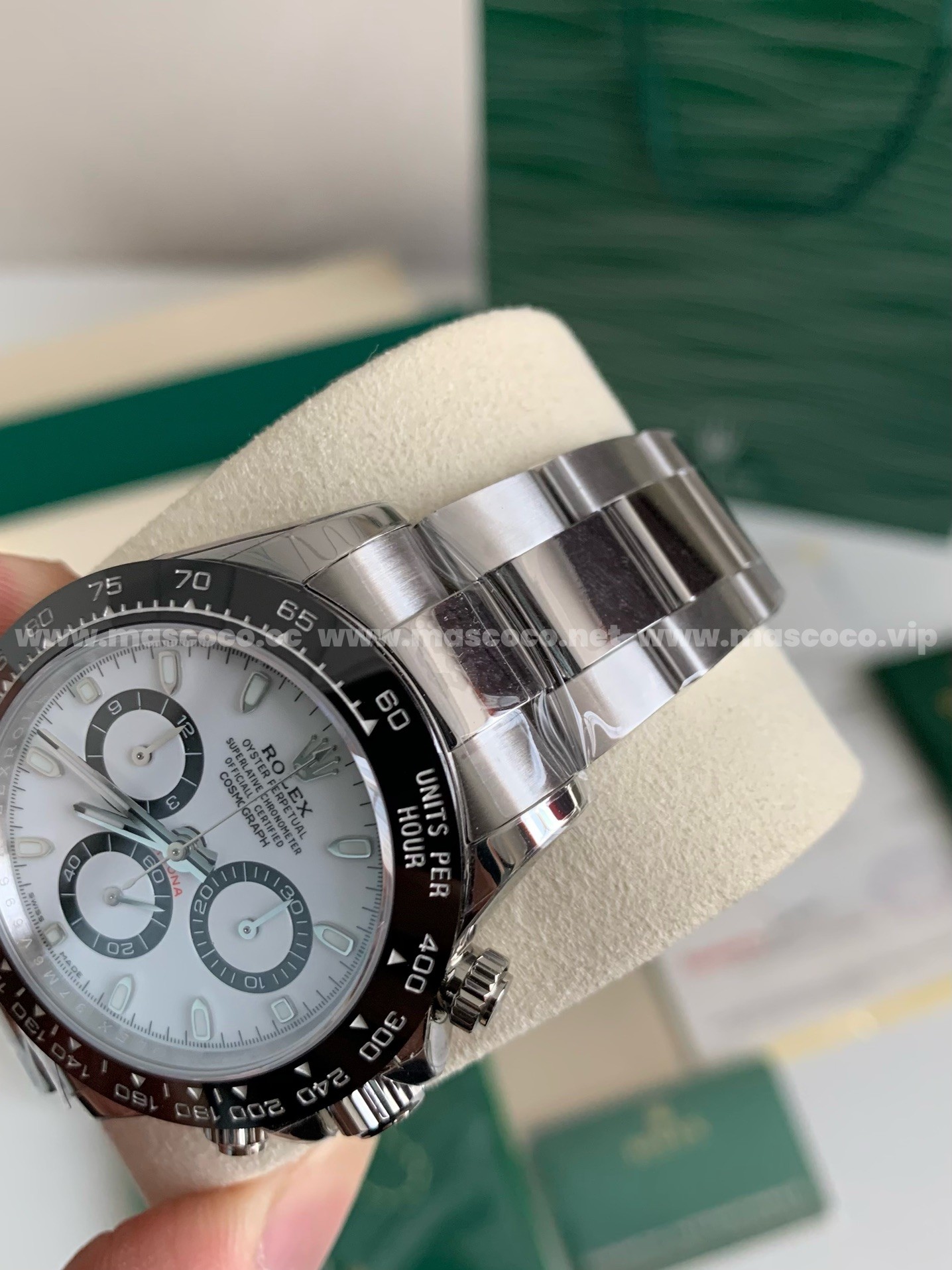 「#974」Rolex Daytona Exclusive Cal.4130 Men's Watch