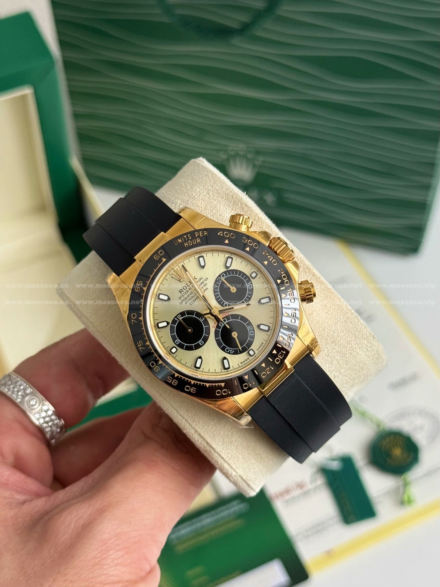 「#984」Rolex Daytona Exclusive Cal.4130 Men's Watch