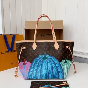 「#503」Lovis Vuitton x Yayoi Kusama NEVERFULL 31*28*14cm
