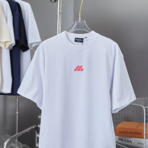 「#3096」Balenciaga Spring/Summer new fur patch frog glue logo hot stamping T-shirt
