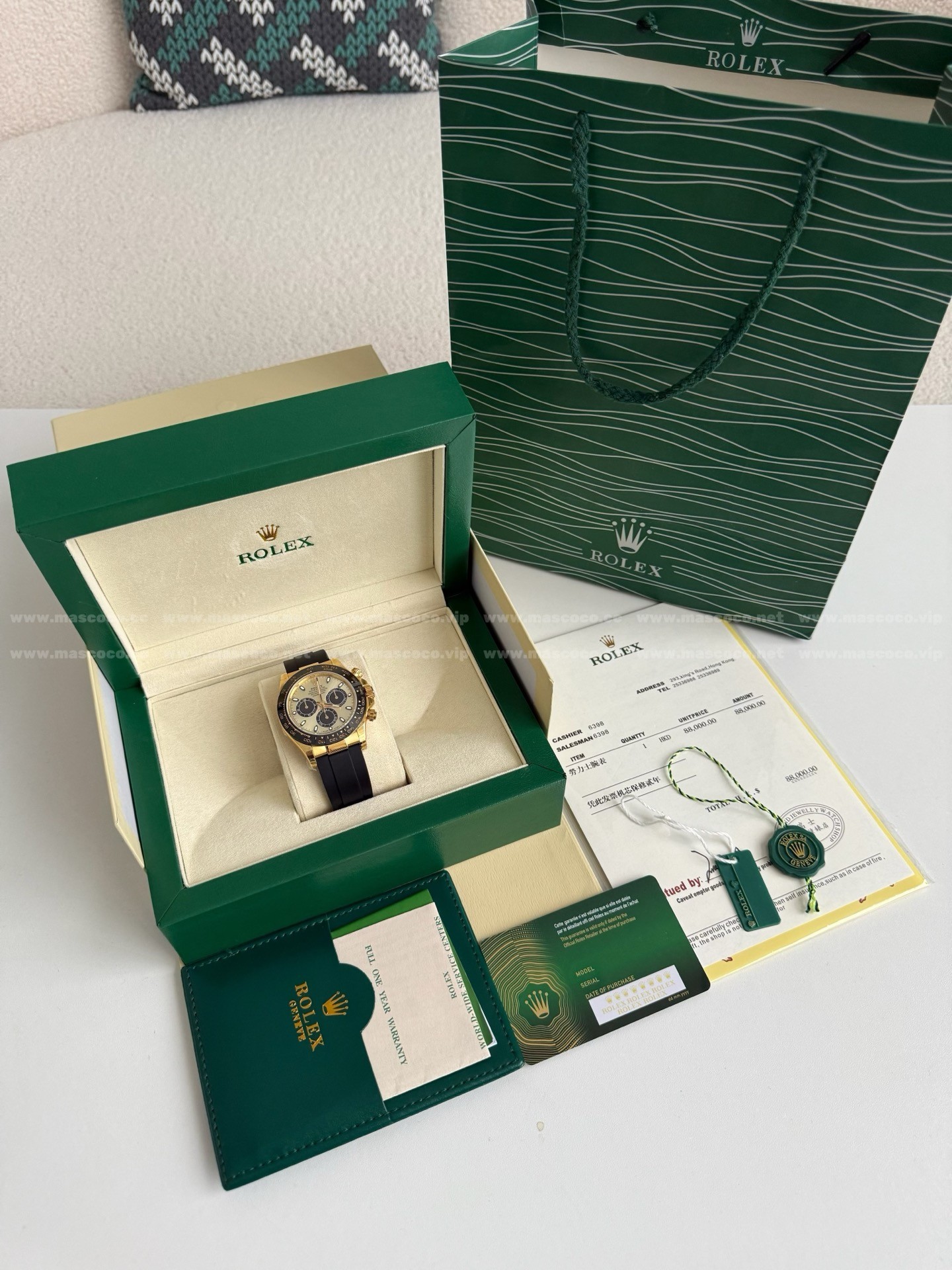 「#984」Rolex Daytona Exclusive Cal.4130 Men's Watch