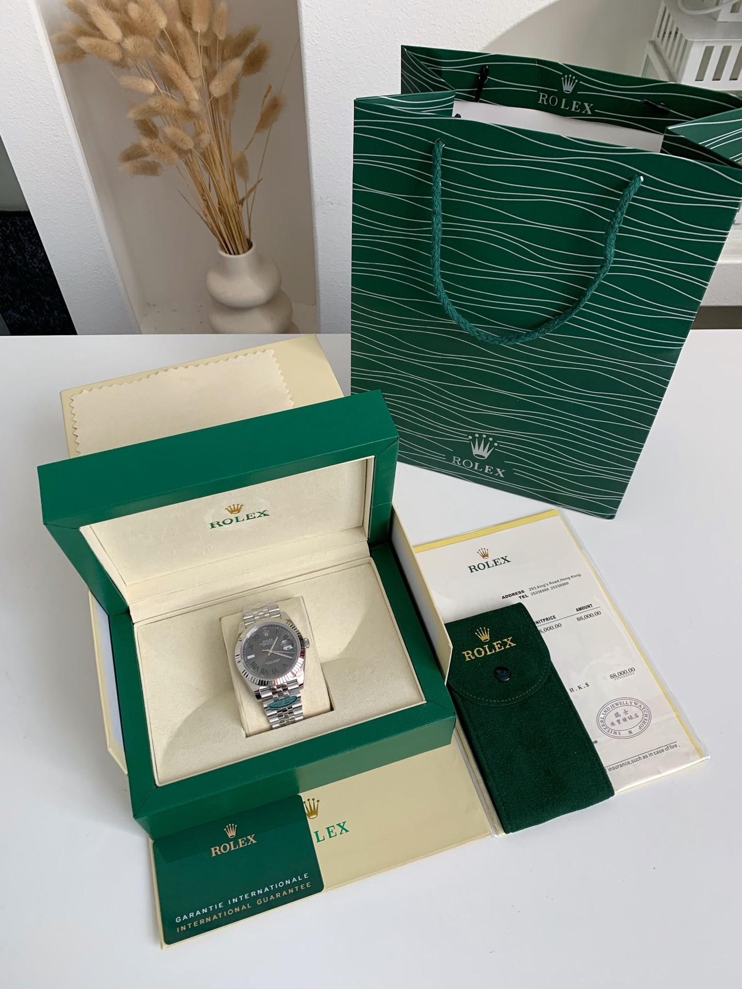 「#1282」Rolex RE Log Men's Watch 41mm