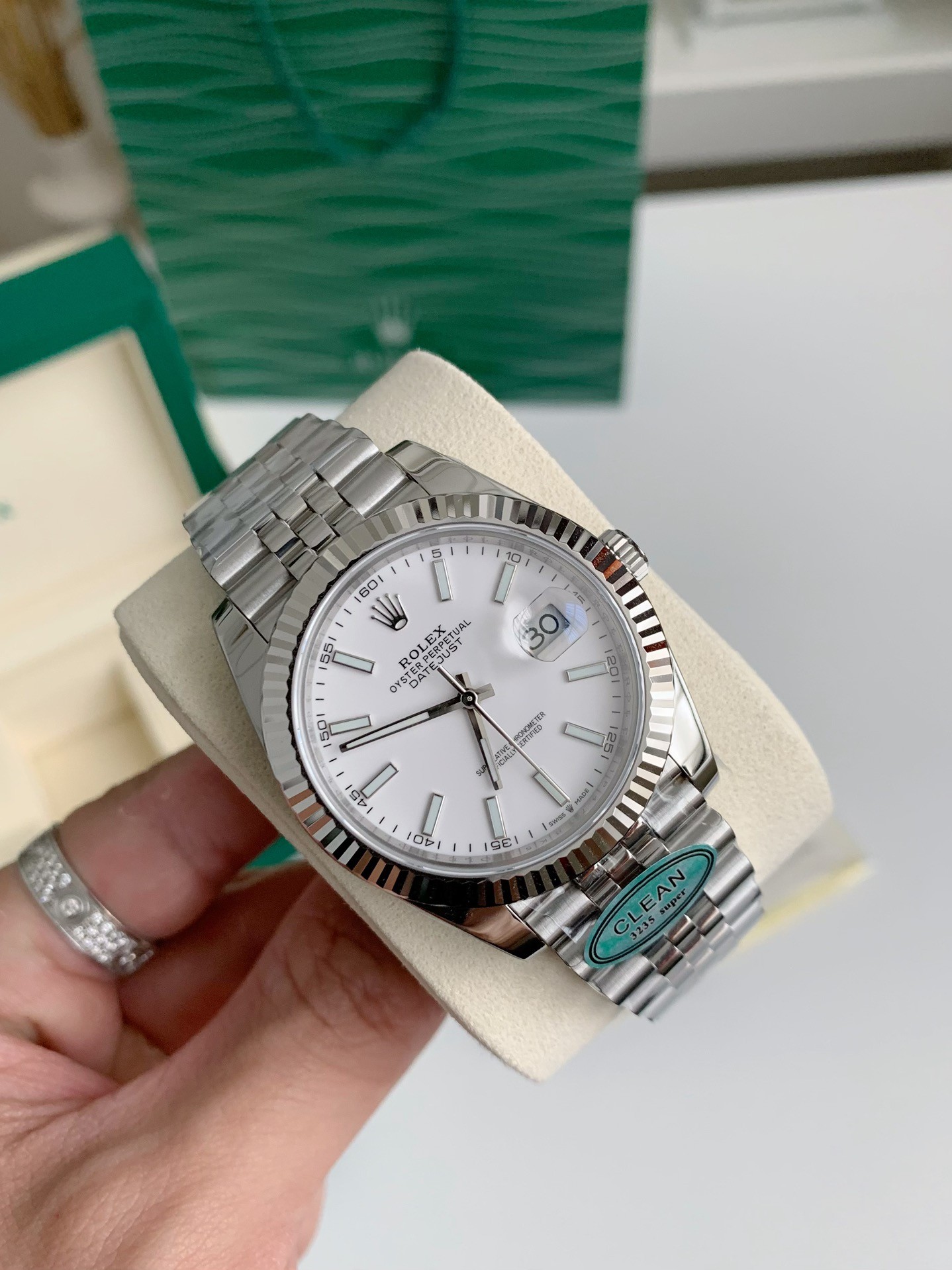 「#1285」Rolex RE Log Men's Watch 41mm