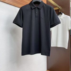 「#3805」Prada 2025 new lapel polo short sleeve