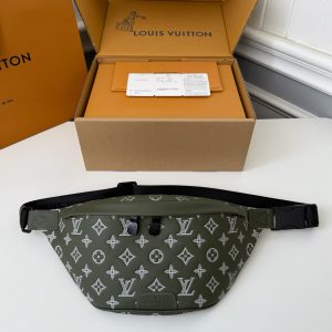 「#4035」LV DISCOVERY FULL LEATHER CHEST BAG M12508,SIZE:15*9*44cm