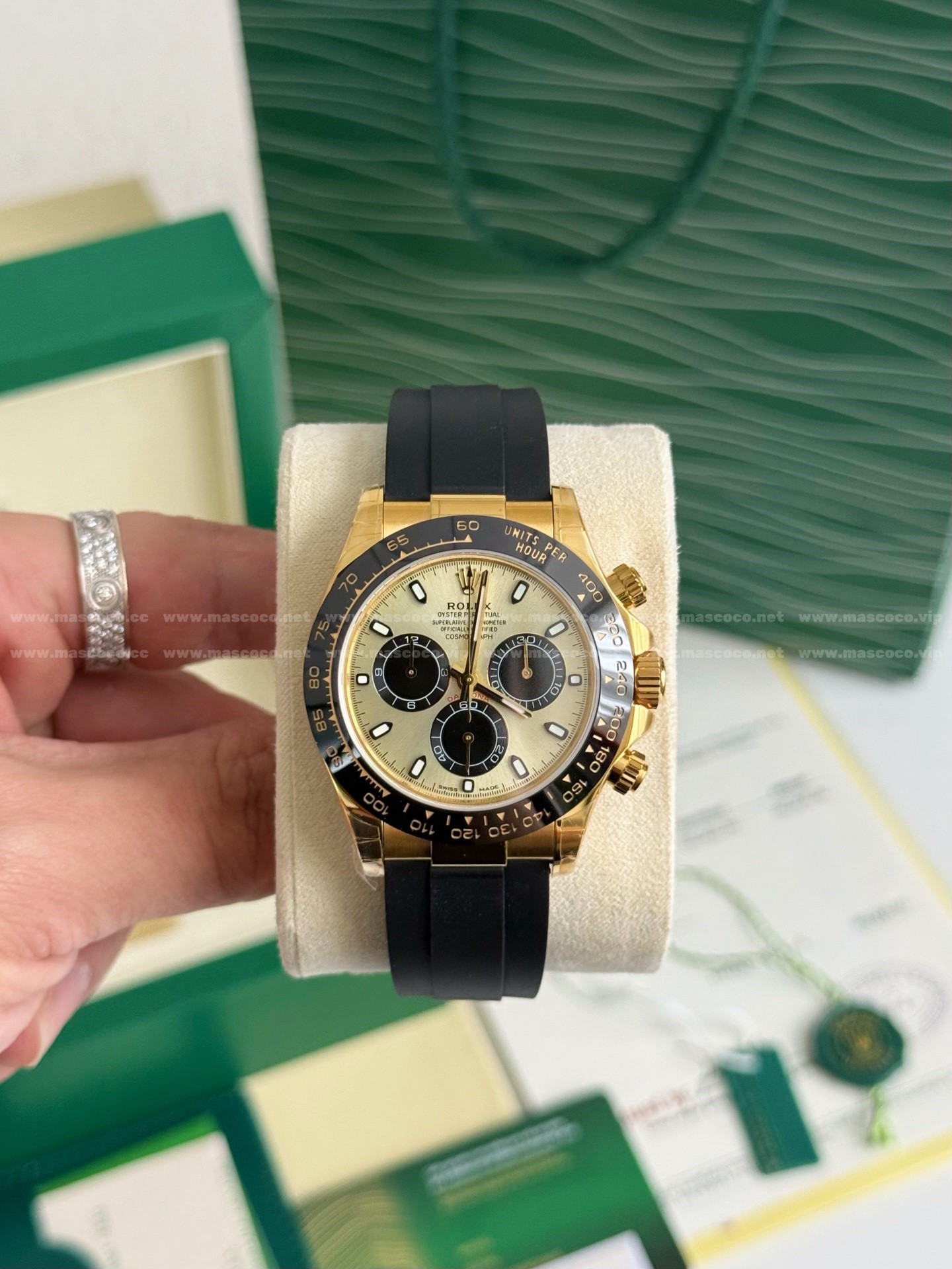 「#984」Rolex Daytona Exclusive Cal.4130 Men's Watch