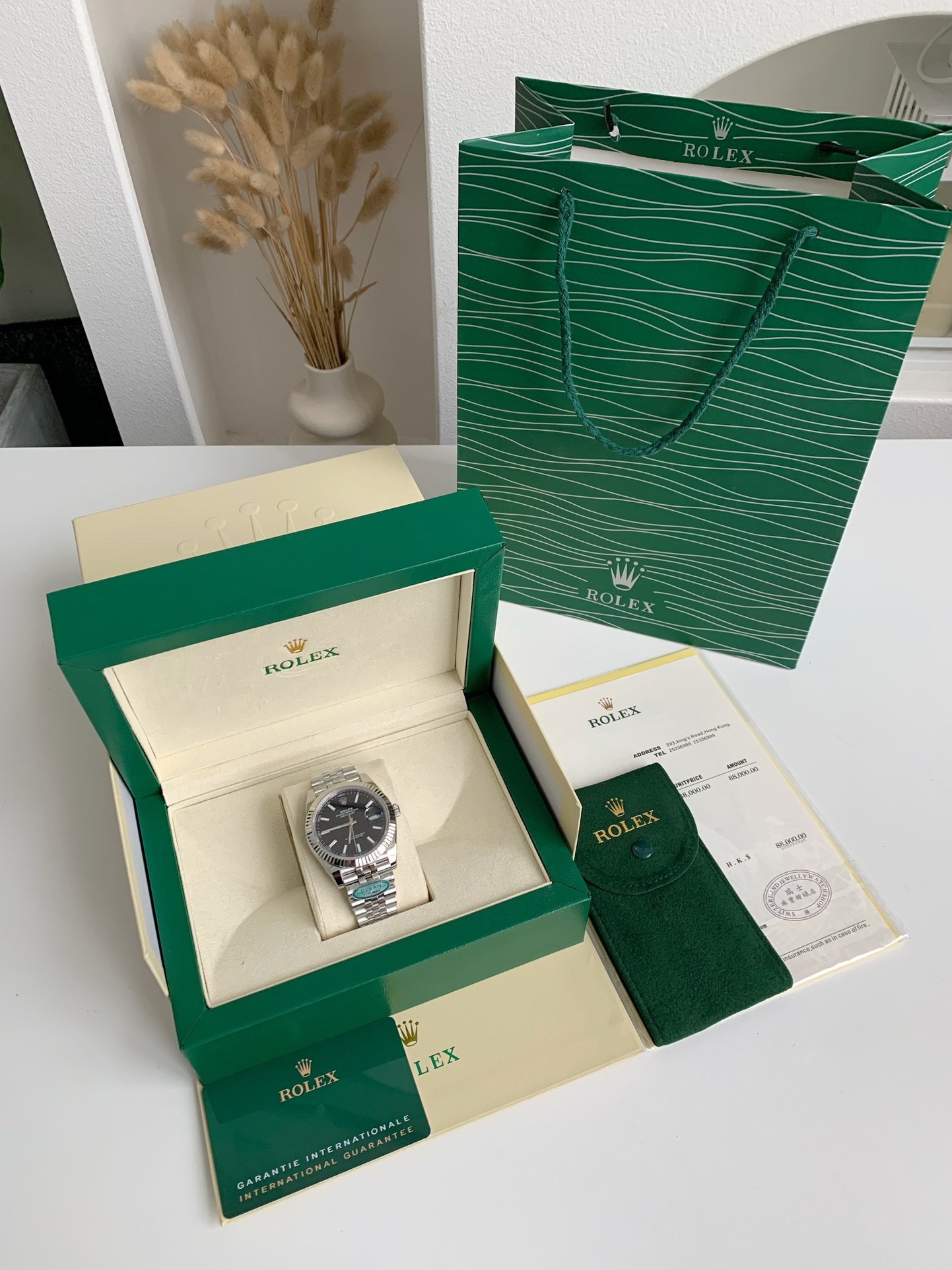 「#1200」Rolex RE Log Men's Watch 41mm