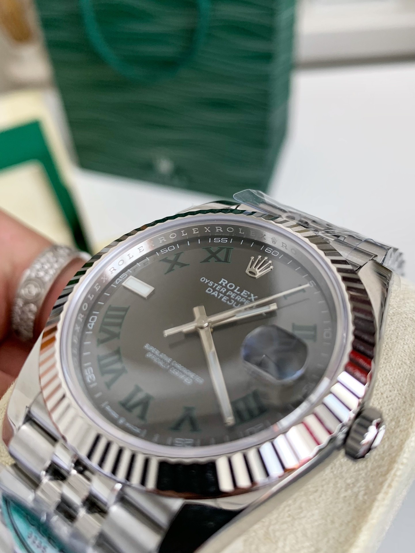 「#1282」Rolex RE Log Men's Watch 41mm
