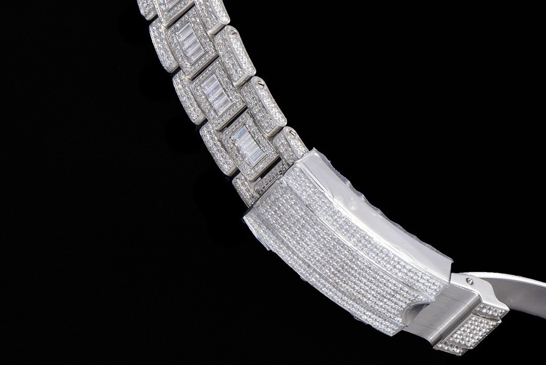 「#2139」Rolex 904 Steel Submariner Luxury Full Diamond Special Edition