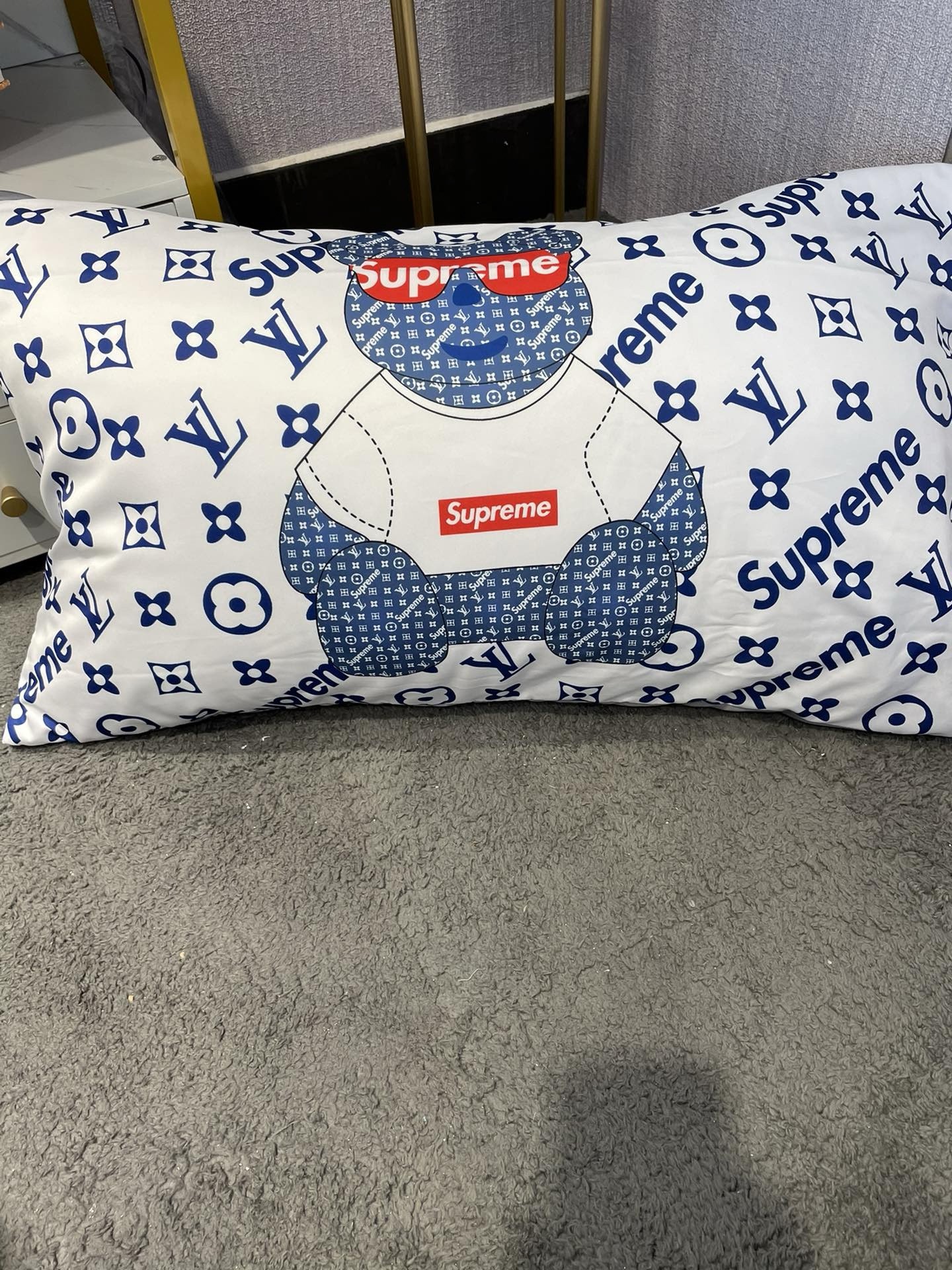 「#2259」Bedding-LV&Superme four-piece set