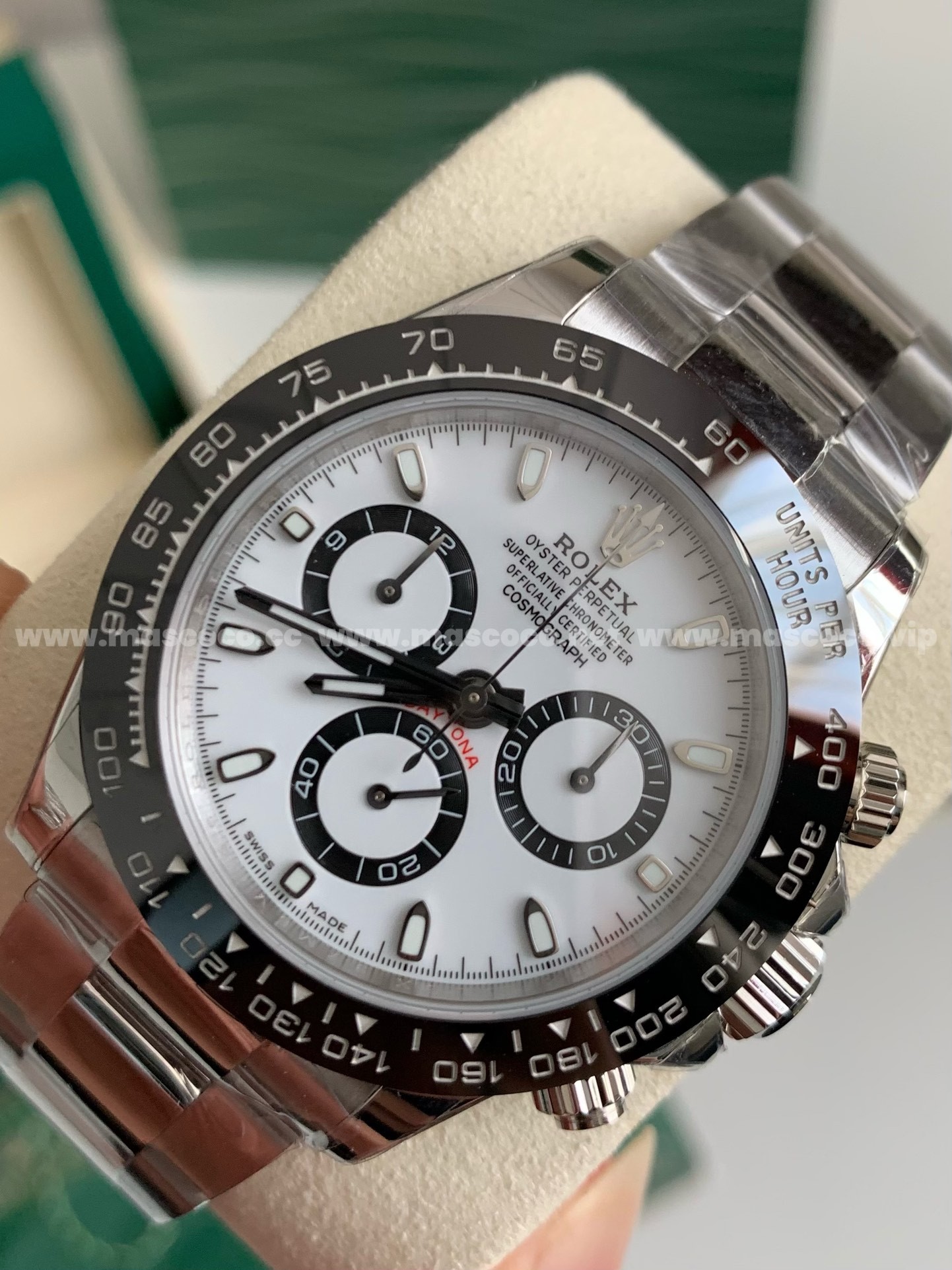 「#974」Rolex Daytona Exclusive Cal.4130 Men's Watch