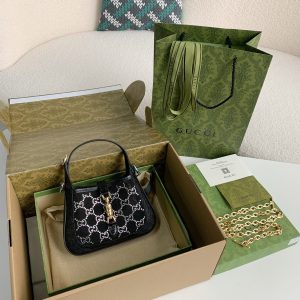 「#1561」Gucci Jackie 1961 series mini handbag Sixe: 19*13*3cm